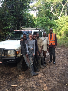Field team, Grebo National Forest, Liberia (photo: Amy Bennett 2016)